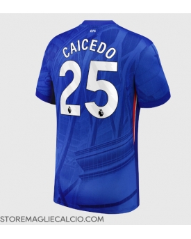Chelsea Moises Caicedo #25 Maglia Gara Casa Repliche 2025-26